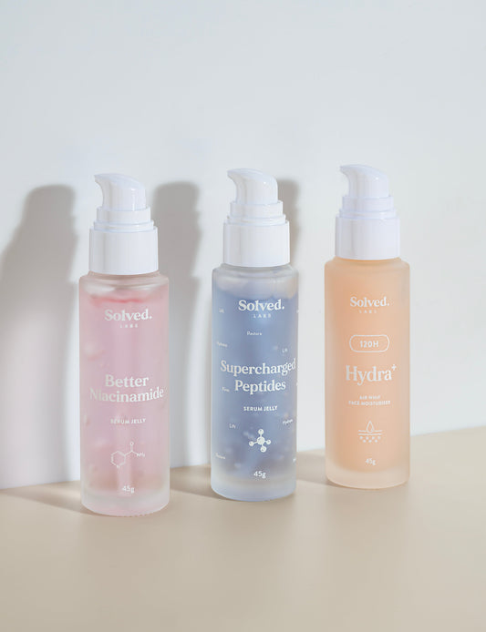 Bundle: Hydra, Better Niacinamide & Supercharged Peptides