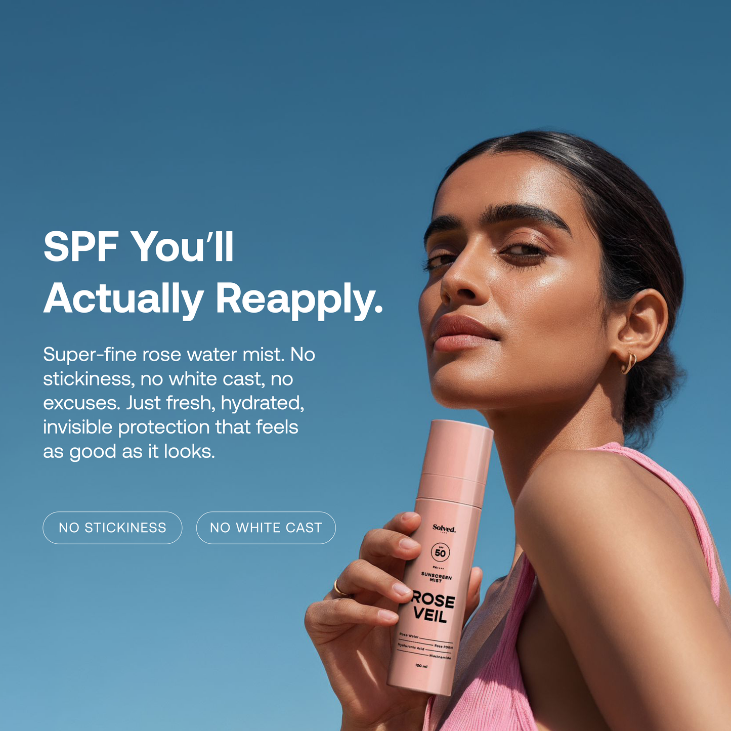 Rose Veil SPF50 PA++++ Sunscreen mist