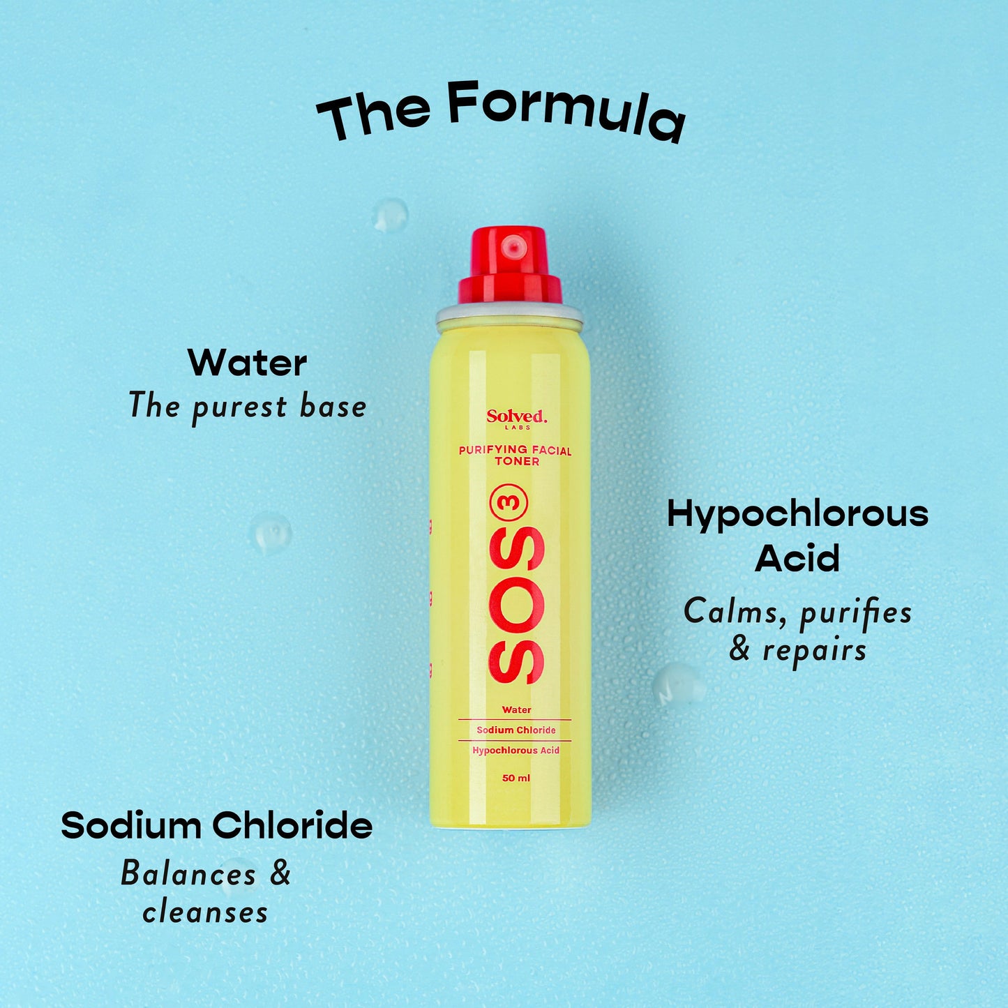 SOS3 Hypochlorous Facial Toner